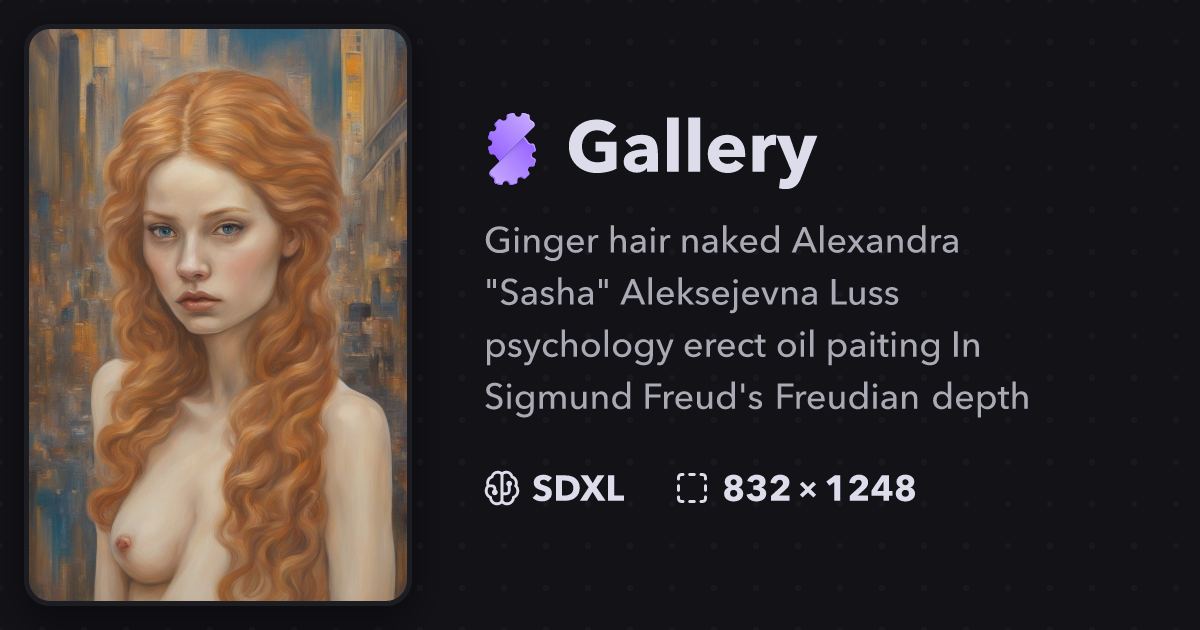 Ginger Hair Naked Alexandra Sasha A Gallery Stablecog