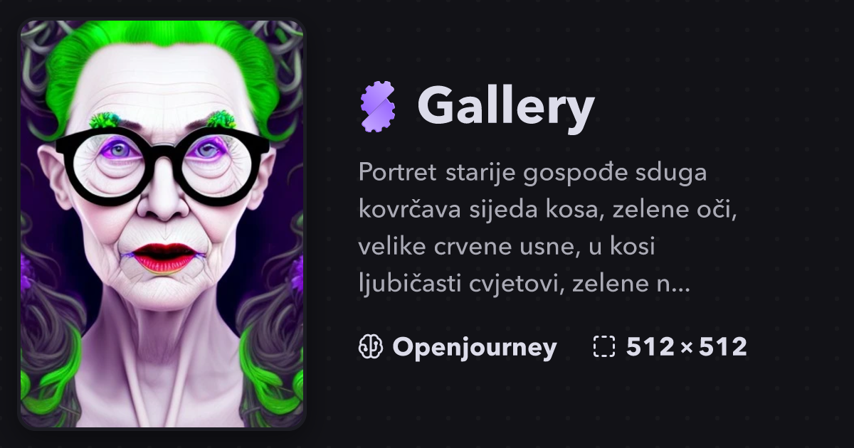 Portret Starije Gospo E Sduga Kovr Ava S Gallery Stablecog