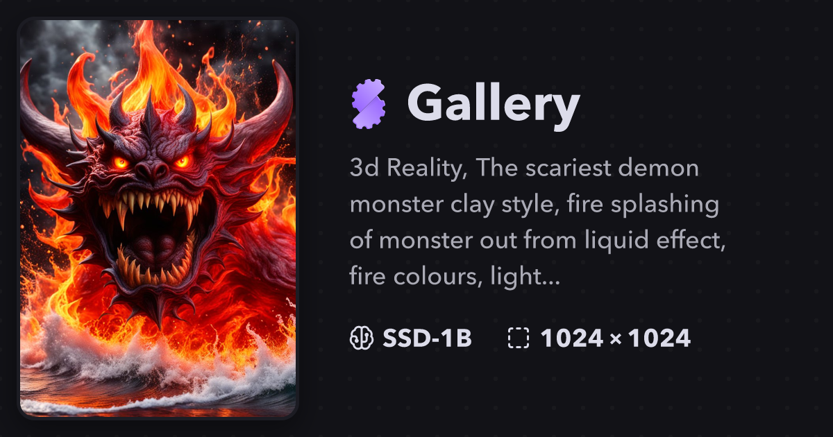 FIRE LIQUID THE EROSION MONSTER INSTINCTOY | Fire City Games Photowall