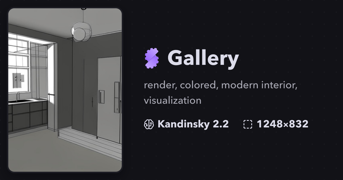 "render, colored, modern interior, vis..." | Gallery | Stablecog