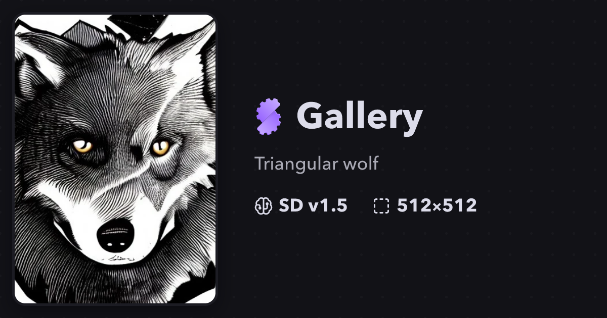 Wolf Triangular Script
