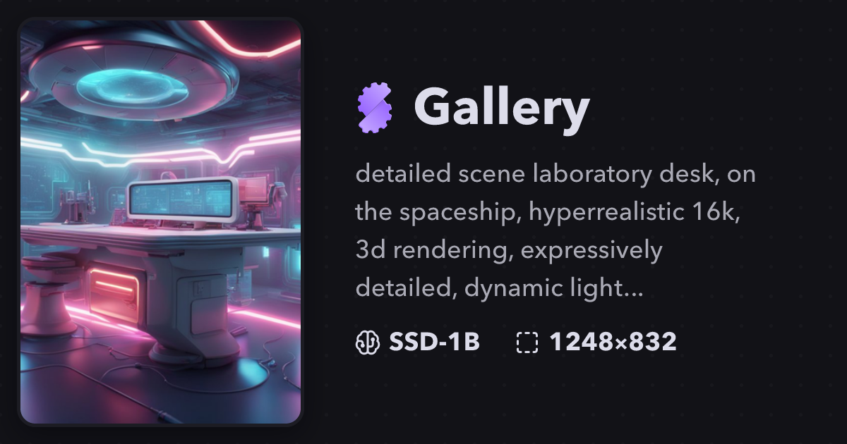 "detailed scene laboratory desk, on th..." | Gallery | Stablecog