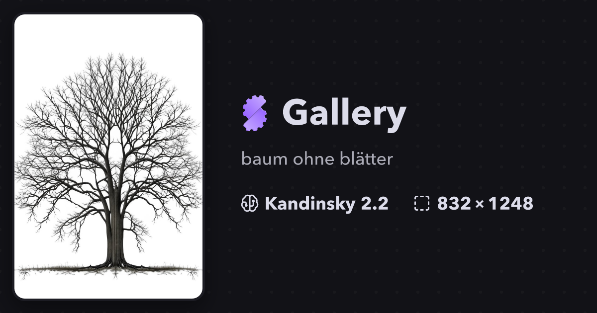 "baum ohne blätter" Gallery Stablecog