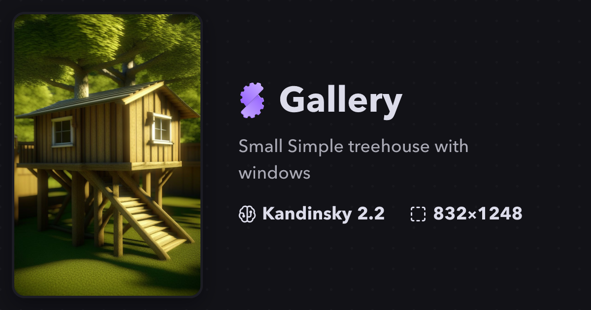 "Small Simple treehouse with windows" | Gallery | Stablecog