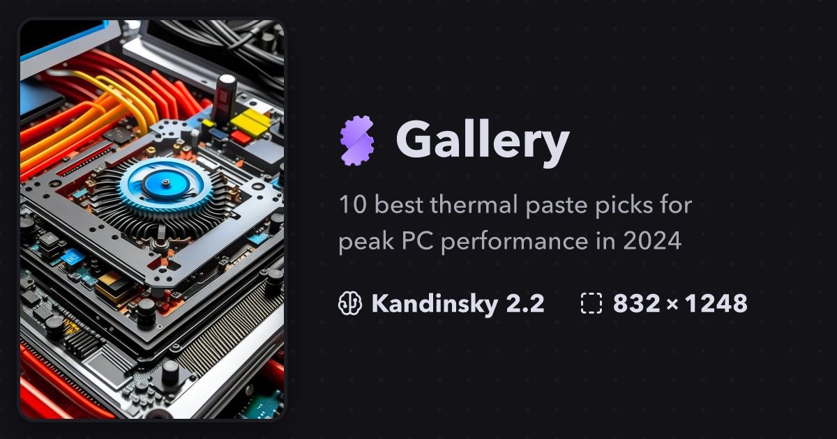 Best thermal paste in 2024