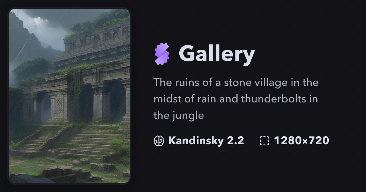 "The ruins of a stone village in the m..." | Gallery | Stablecog