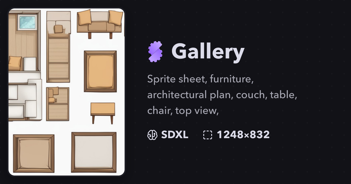 "Sprite sheet, furniture, architectura..." | Gallery | Stablecog