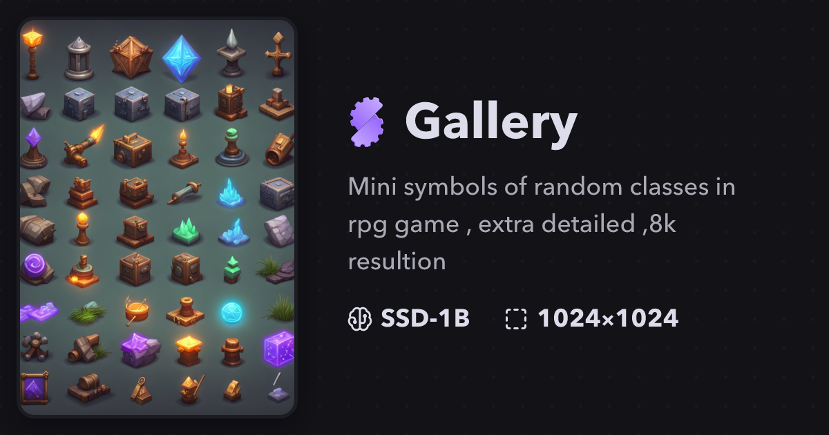 "Mini symbols of random classes in rpg..." | Gallery | Stablecog