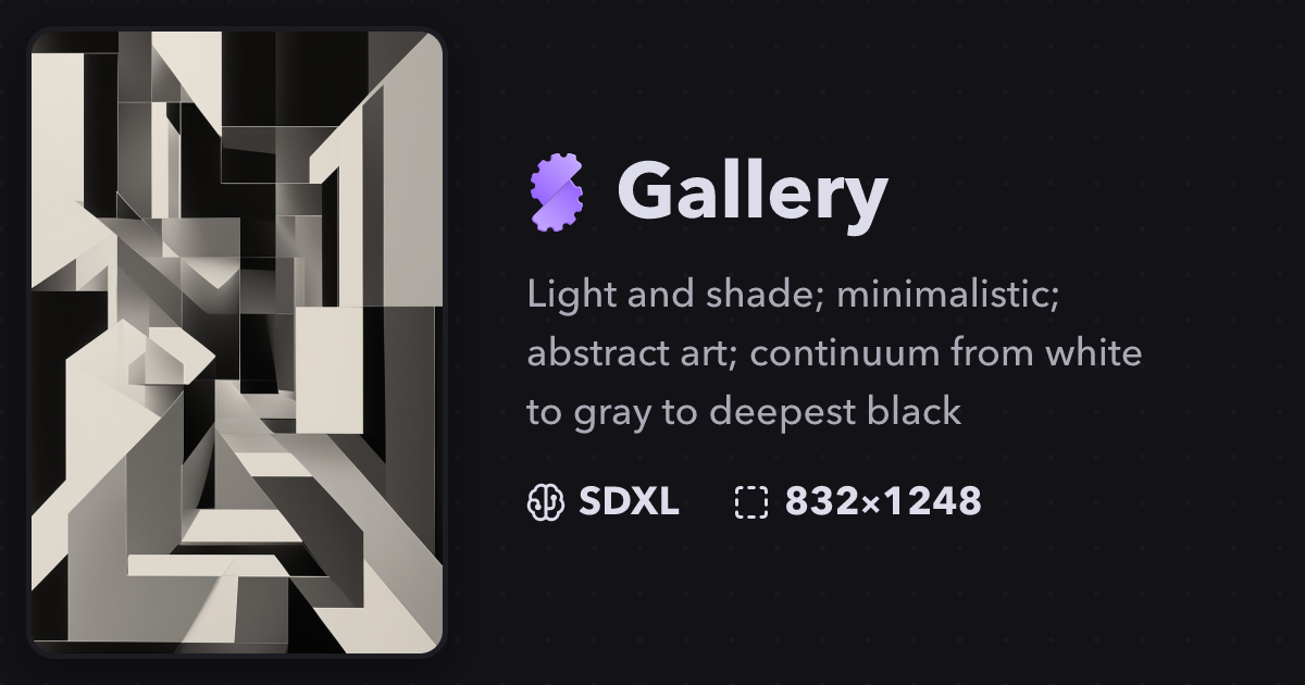 "Light and shade; minimalistic; abstra..." | Gallery | Stablecog