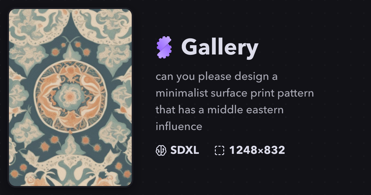 Can you please design a minimalist surface print p... | Gallery