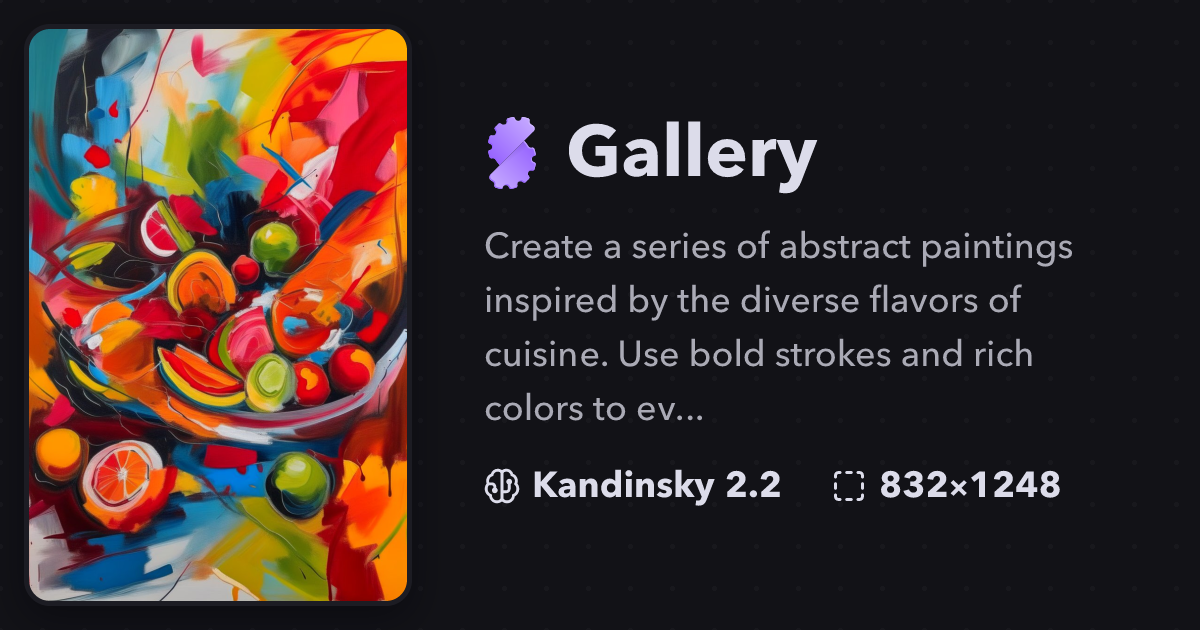 how to create abstract art using python (drawing in... "Create a series of abstract paintings..." | Gallery | Stablecog