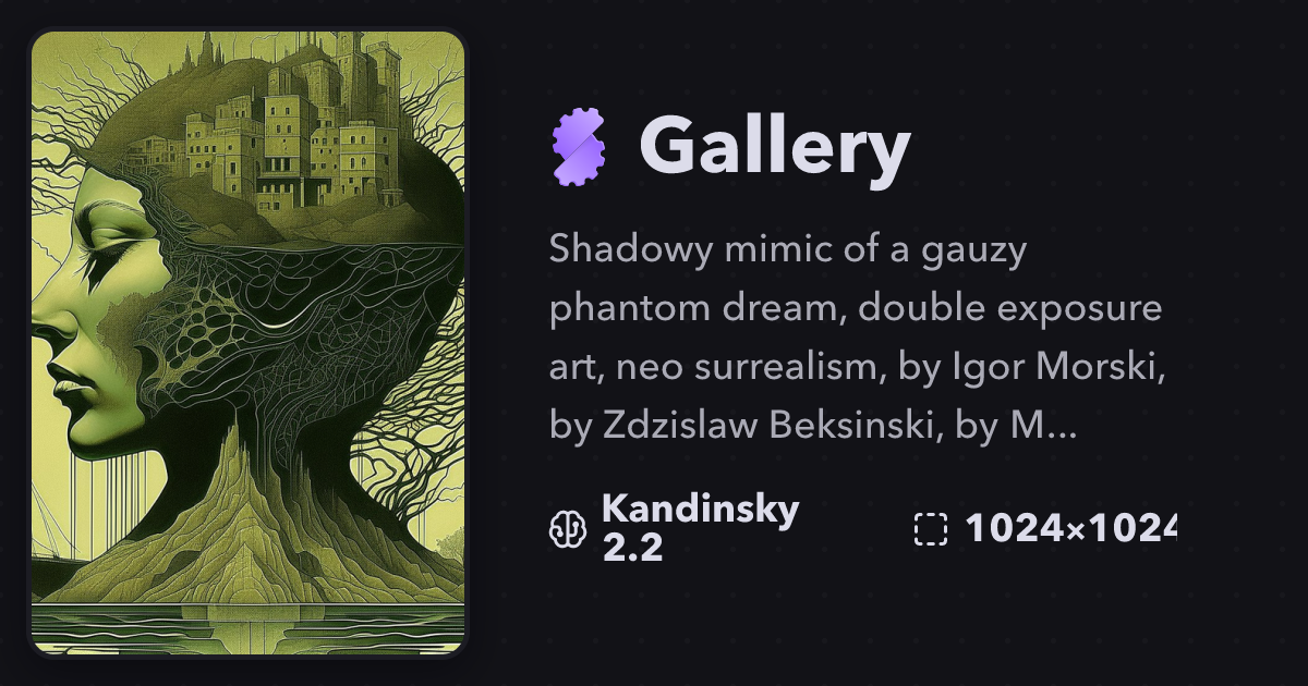 "Shadowy mimic of a gauzy phantom drea..." | Gallery | Stablecog