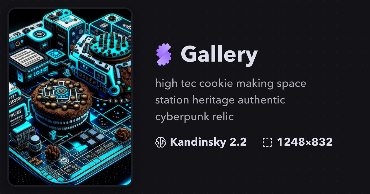 "high tec cookie making space station ..." | Gallery | Stablecog