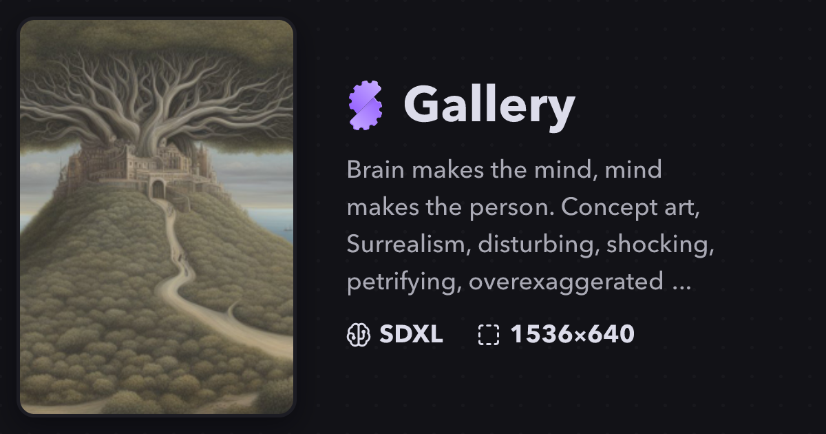 "Brain makes the mind, mind makes the ..." | Gallery | Stablecog