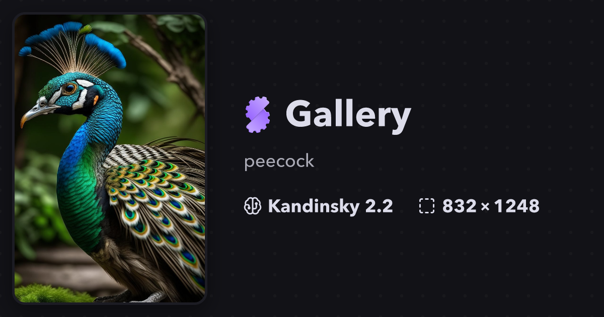 peecock