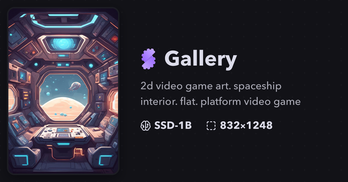 "2d video game art. spaceship interior..." | Gallery | Stablecog