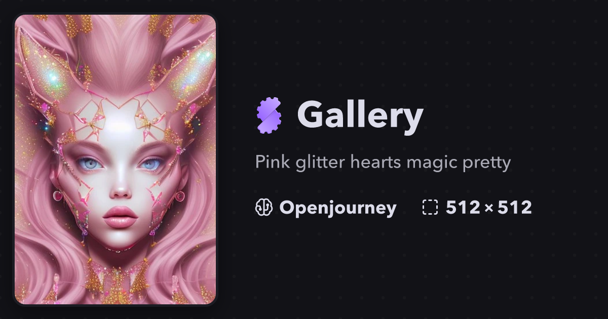 Pink glitter hearts magic pretty Gallery