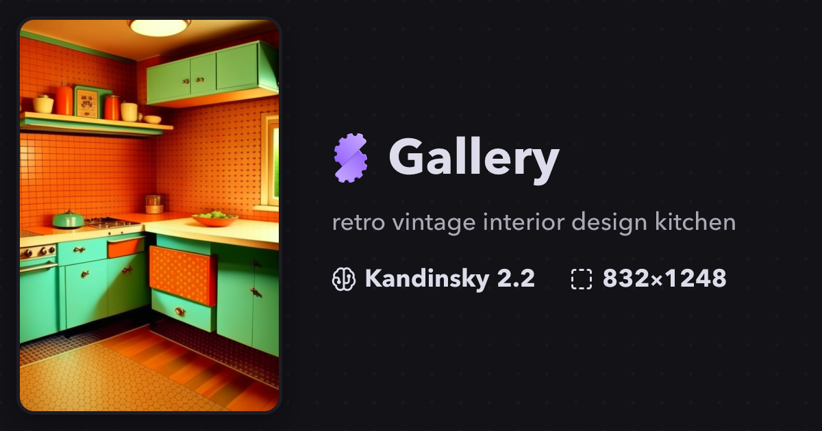 "retro vintage interior design kitchen" | Gallery | Stablecog