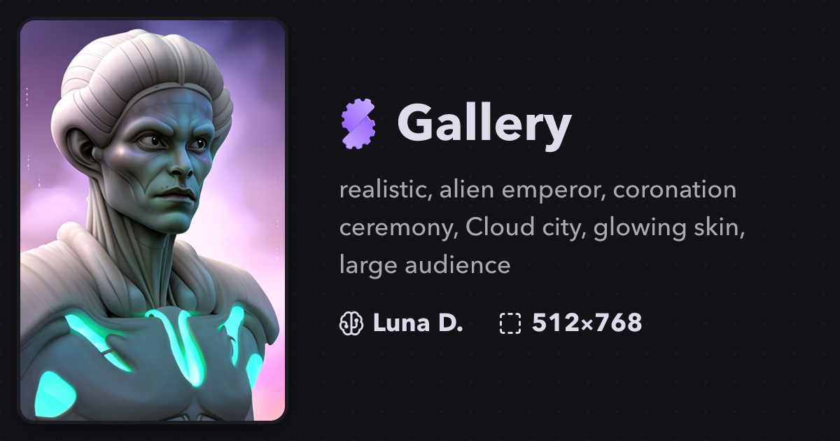 "realistic, alien emperor, coronation ..." | Gallery | Stablecog