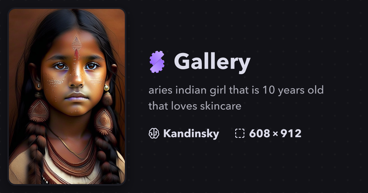 aries indian girl that is 10 years ol