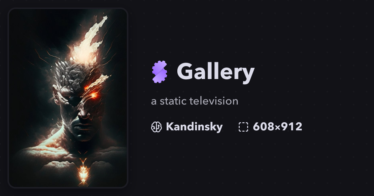 A static television | Gallery