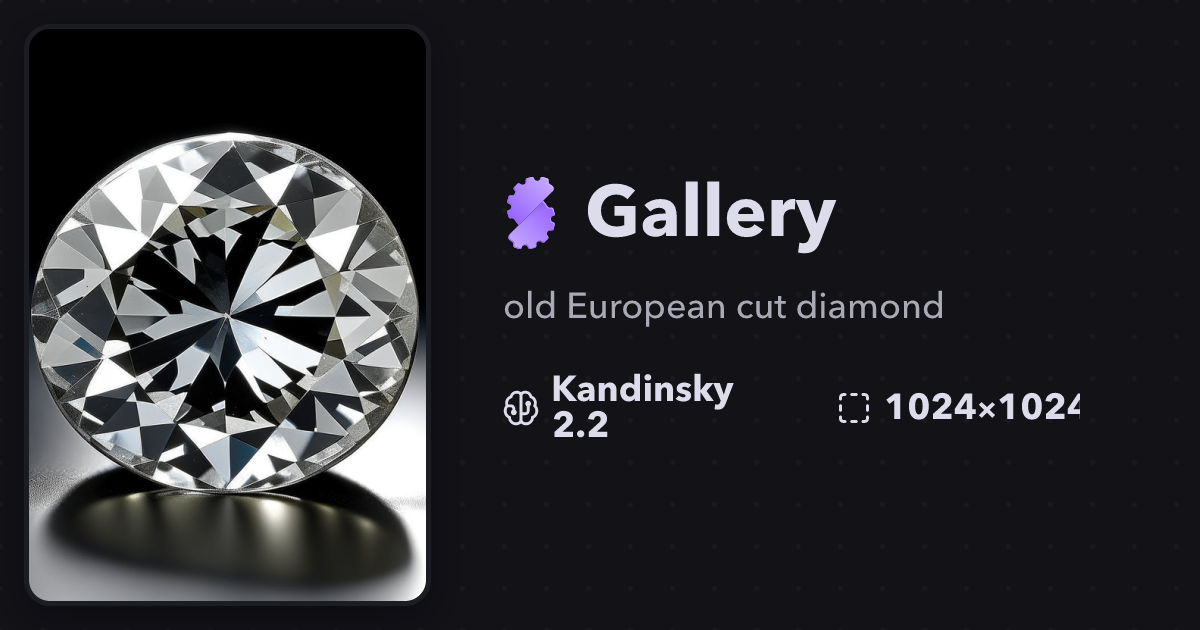 European Cut Lab Diamond
