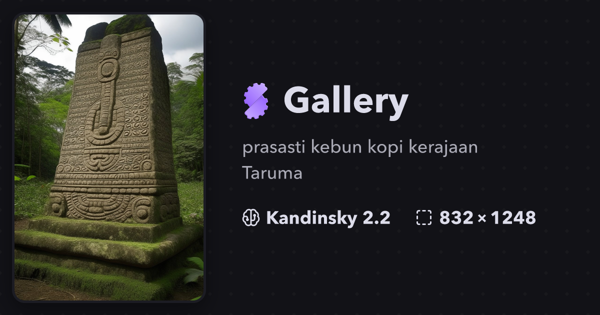 Prasasti Kebun Kopi Kerajaan Taruma Gallery