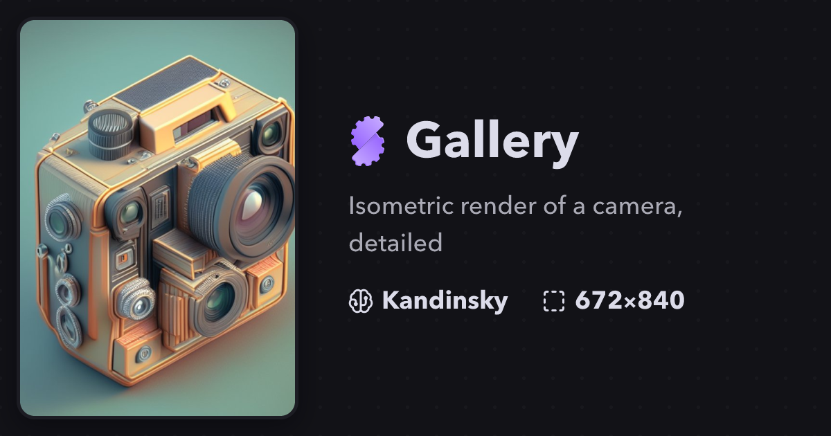 Isomentric Camera