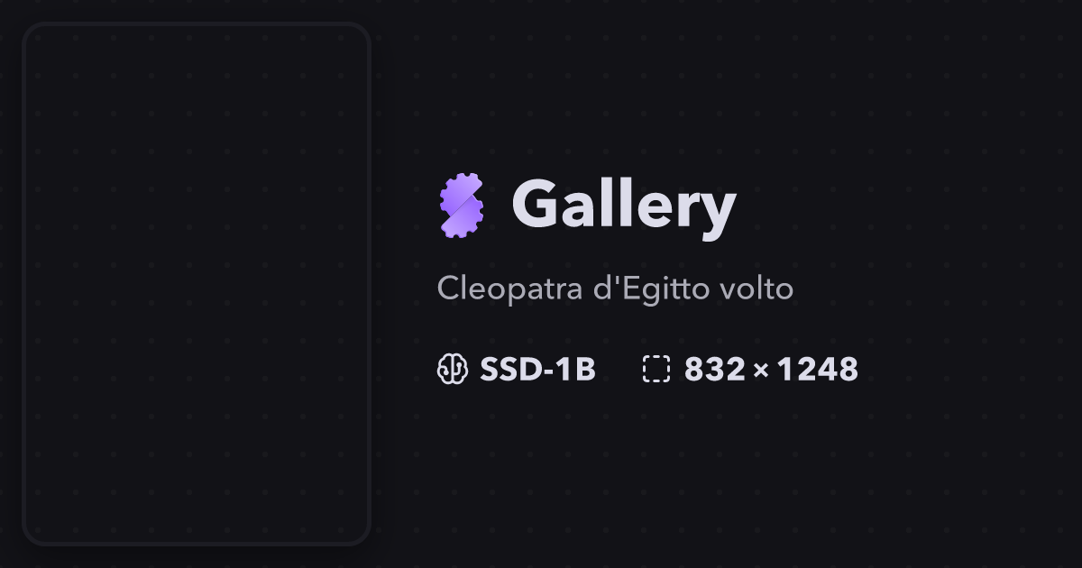 "Cleopatra d'Egitto volto" | Gallery | Stablecog