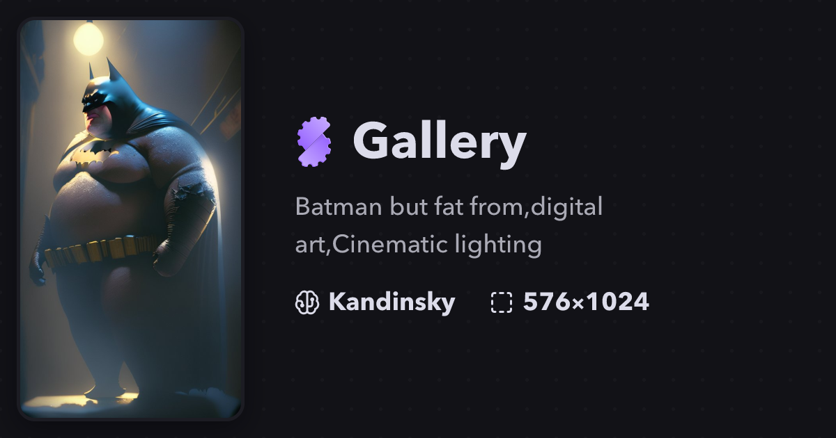 Run Batman Fat