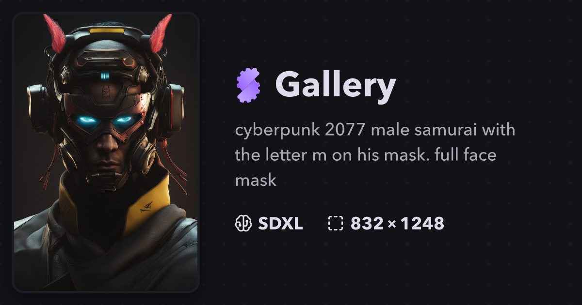 cyberpunk 2077 male samurai with the 