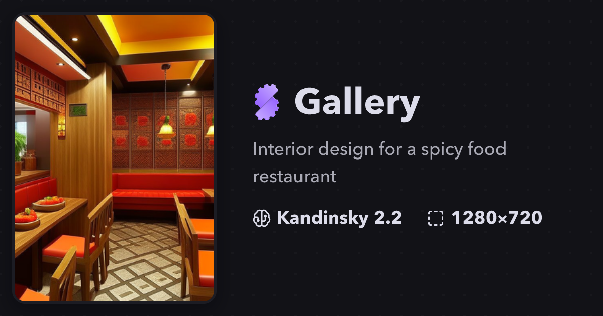 "Interior design for a spicy food rest..." | Gallery | Stablecog