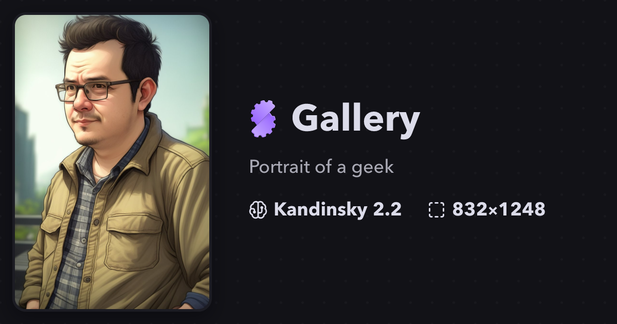 Portrait of a geek | Gallery