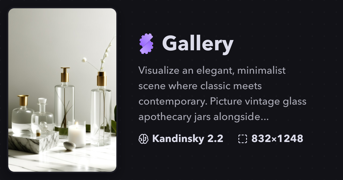 "Visualize an elegant, minimalist scen..." | Gallery | Stablecog