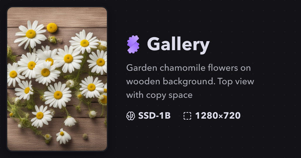 "Garden chamomile flowers on wooden ba..." | Gallery | Stablecog