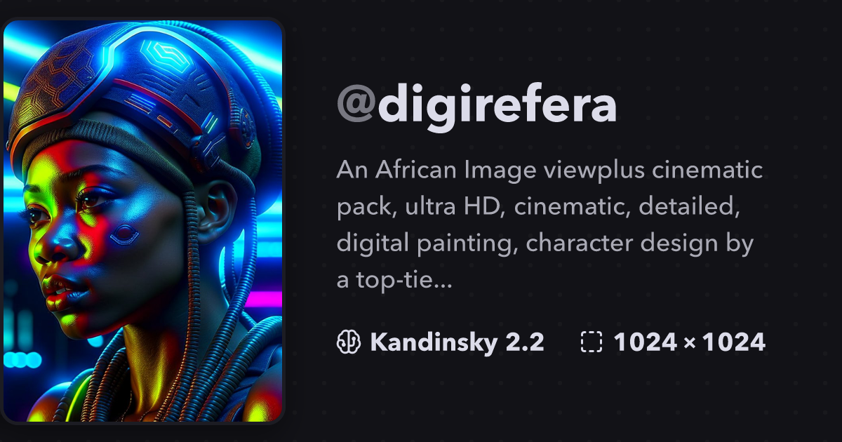 An African Image viewplus cinematic pack